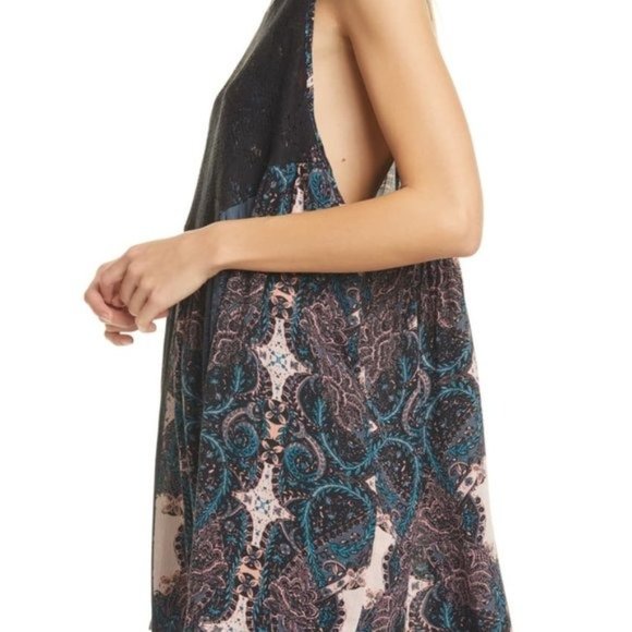 NWT Free People Count Me In Trapeze Black Combo - Picture 9 of 14